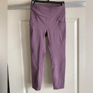 Purple Lululemon Wunder Under Leggings